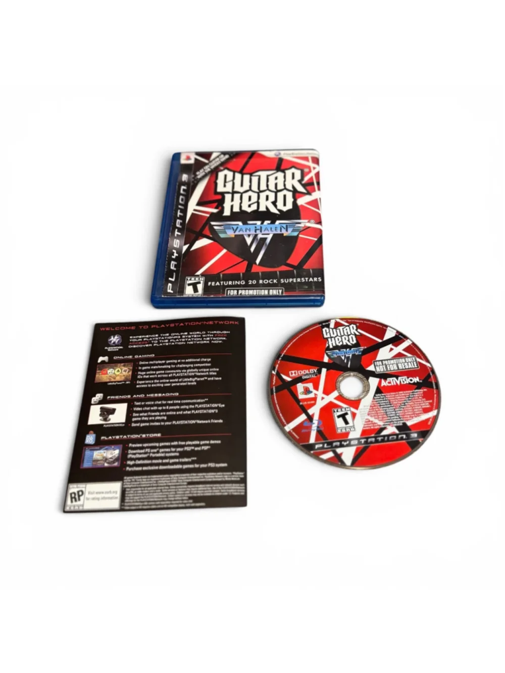 Activision Guitar Hero Van Halen PS3 Playstation 3 Video Game For Promotion Only
